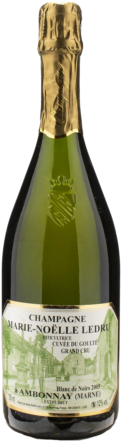Marie Noelle Ledru Champagne Blanc de Noirs Extra Brut Cuvee Du Goulte 2005