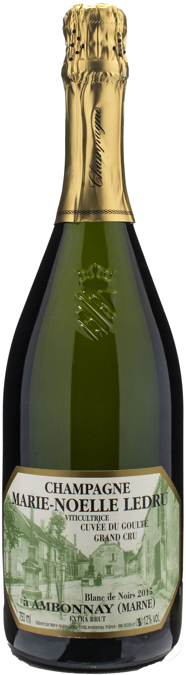 Marie-Noelle Ledru Champagne Grand Cru Blanc de Noirs Cuvèe Du Goulté Extra Brut 2015