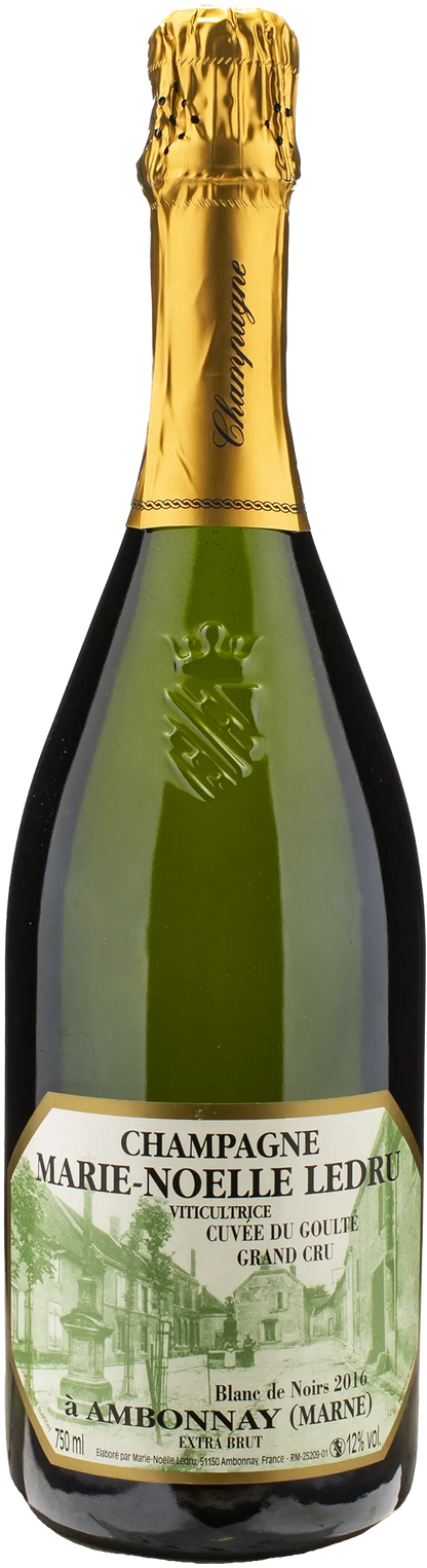 Marie Noelle Ledru Champagne Grand Cru Blanc de Noirs Cuvee Du Goulte Extra Brut 2016