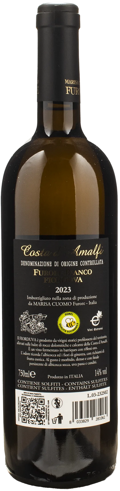 Marisa Cuomo Costa d'Amalfi Furore Bianco Fiorduva 2023