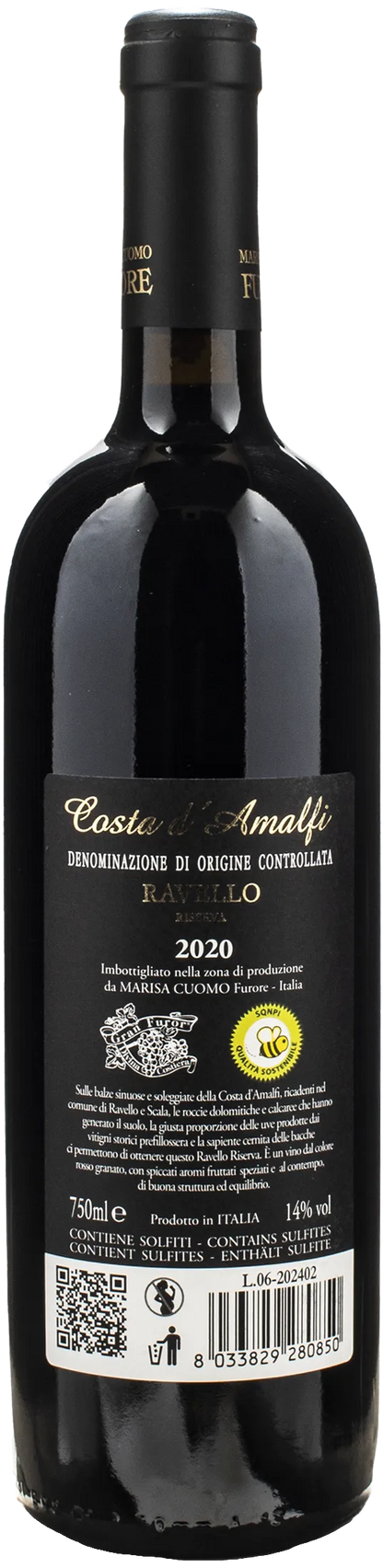 Marisa Cuomo Costa d'Amalfi Ravello Rosso Riserva 2020