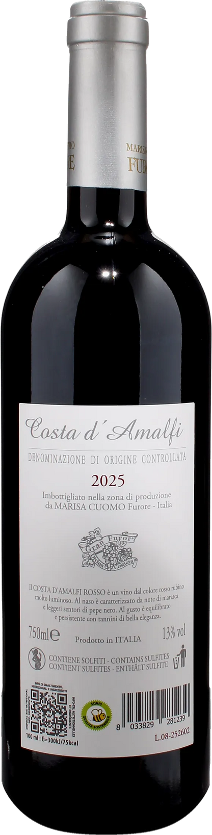 Marisa Cuomo Costa d'Amalfi Rosso 2025