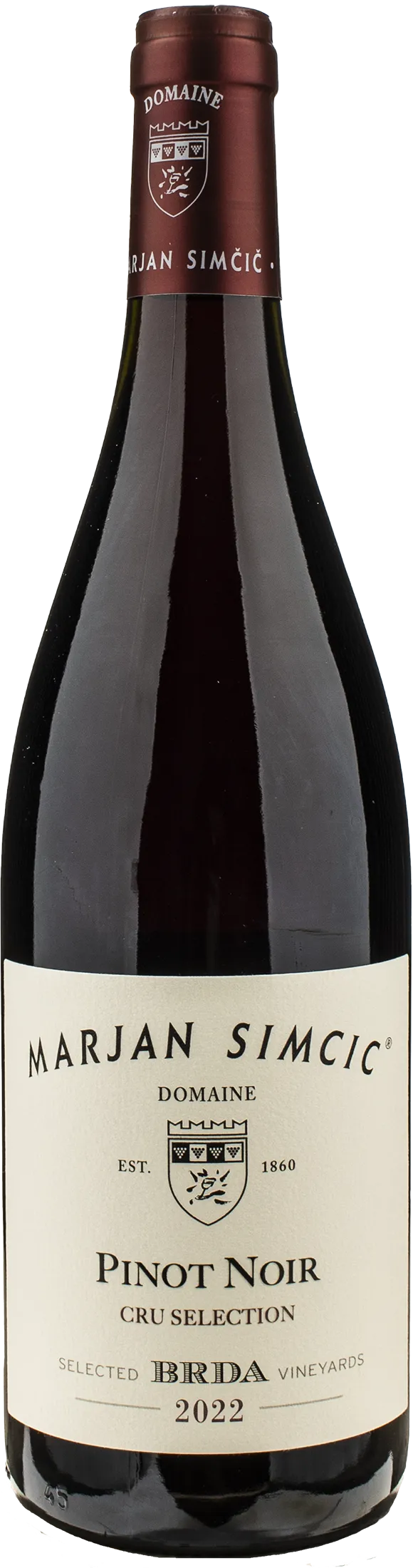Domaine Marjan Simcic Pinot Noir Cru Selection BRDA 2022