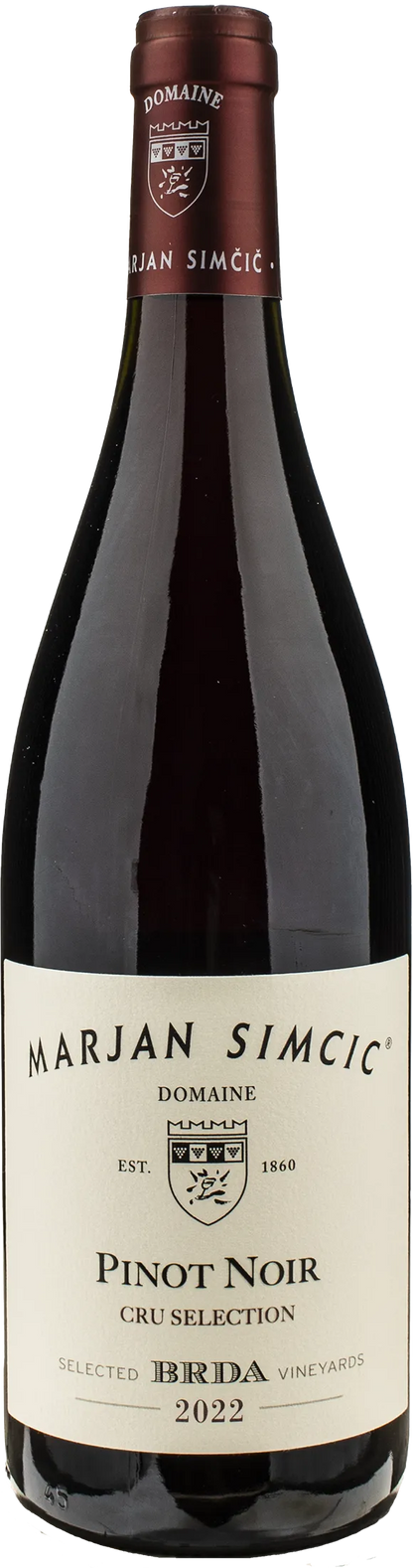 Domaine Marjan Simcic Pinot Noir Cru Selection BRDA 2022