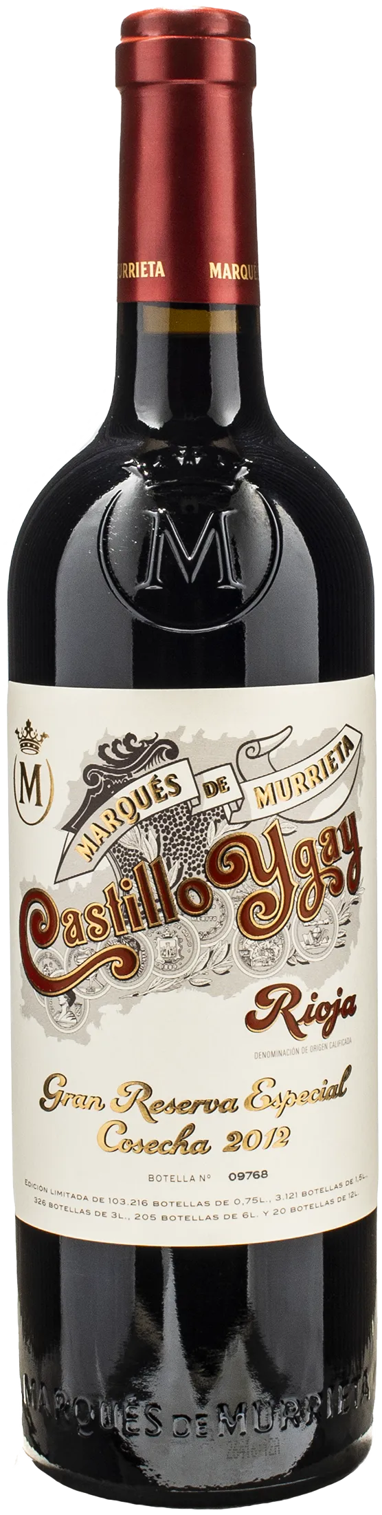 Marques de Murrieta Castillo Ygay Gran Reserva Especial Cosecha 2012