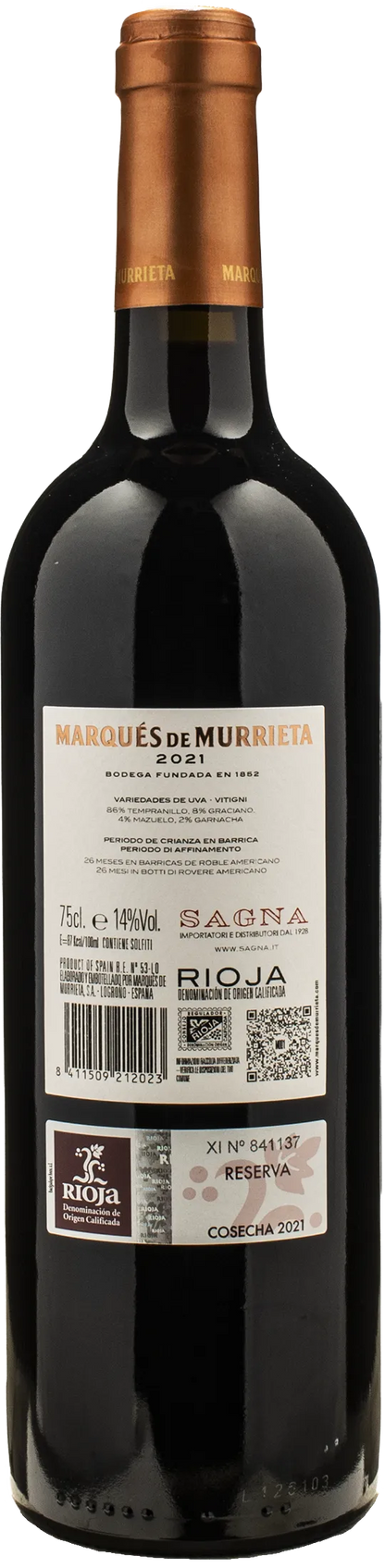 Marques de Murrieta Tinto Reserva 2021