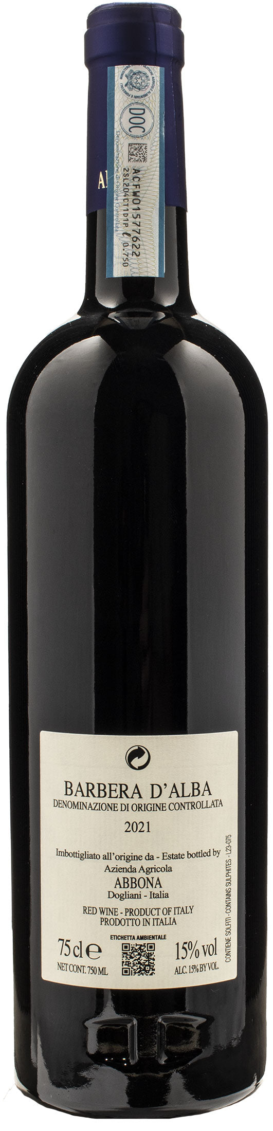 Marziano Abbona Barbera d'Alba Rinaldi 2021