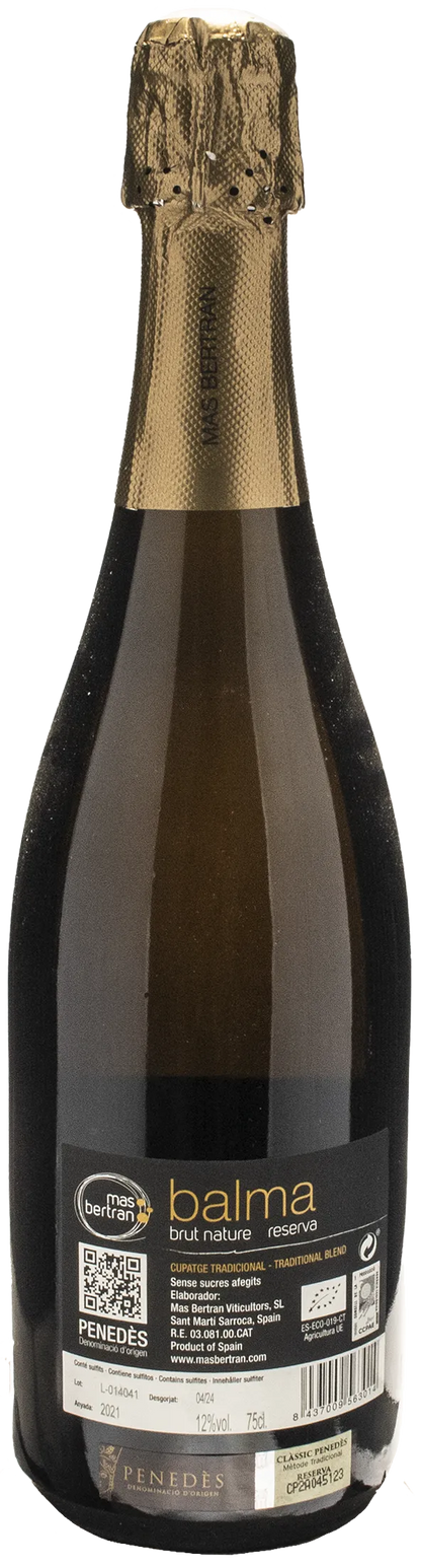 Mas Bertran Balma Penedes Brut Nature Reserva 2021