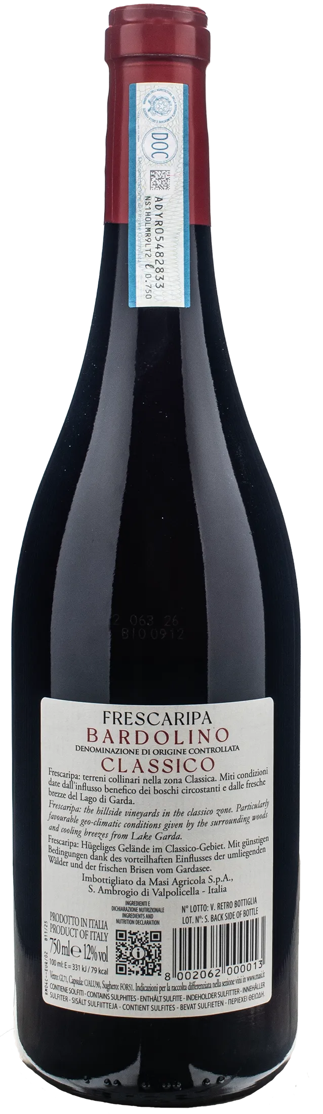 Masi Bardolino Classico Frescaripa 2025