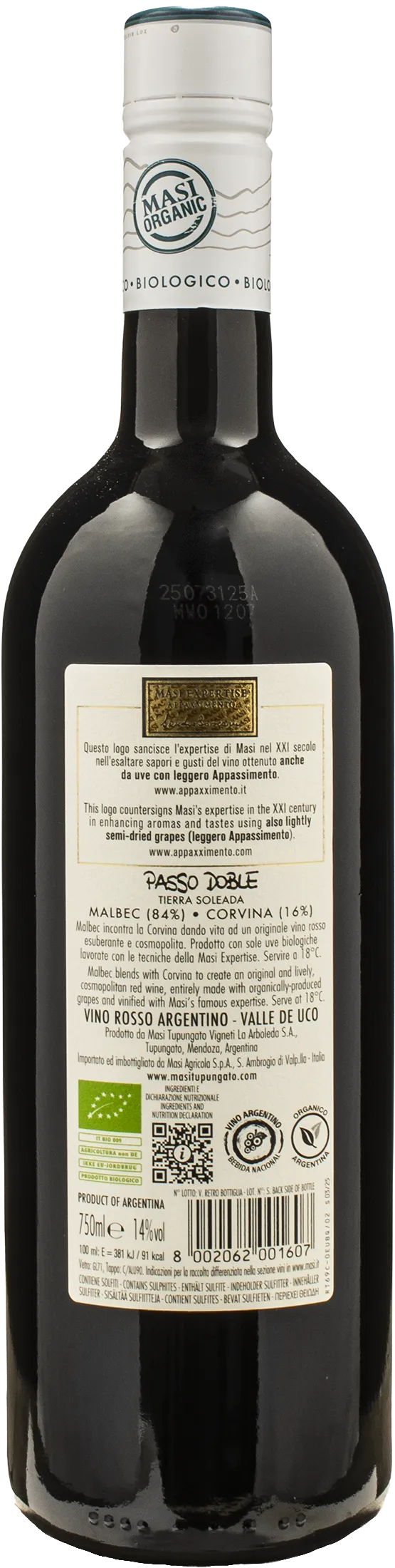 Masi Tupungato Passo Doble Rosso Terra Soleada 2023