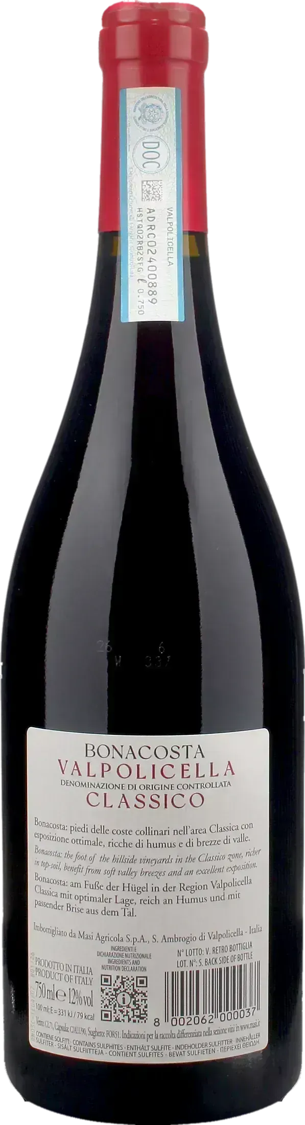 Masi Valpolicella Classico Bonacosta 2025