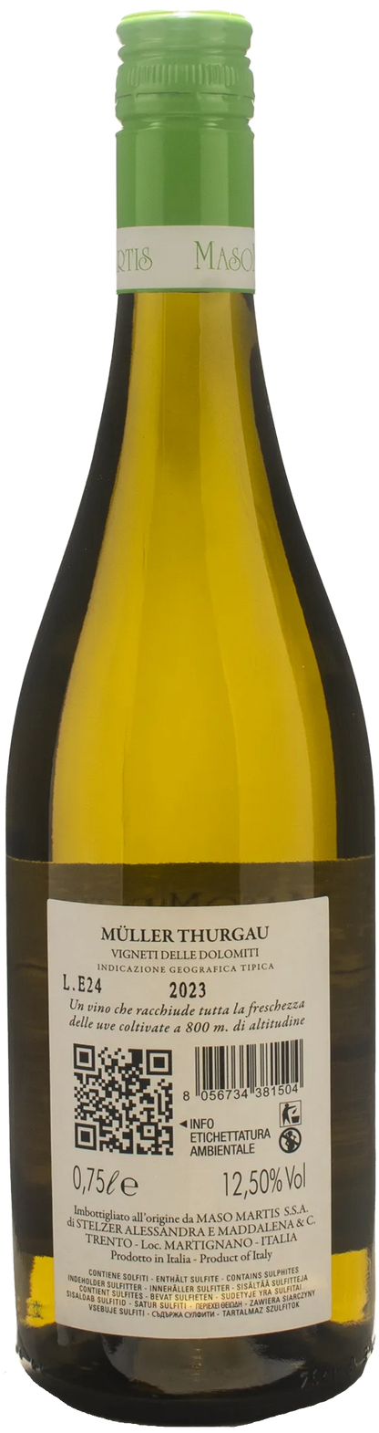 Maso Martis Alma 800 Muller Thurgau 2023