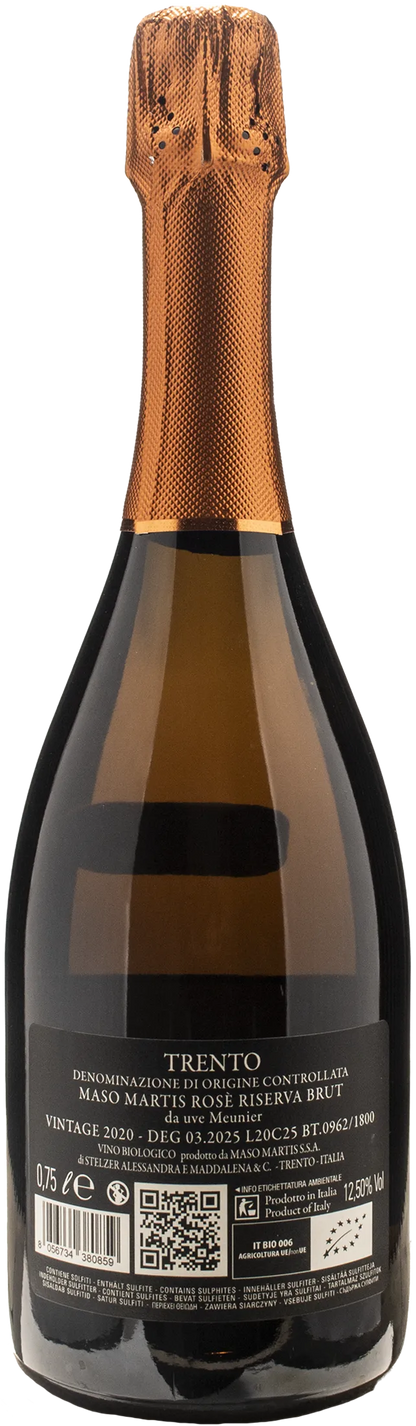 Maso Martis Monsieur Martis Rosè Brut Riserva 2020