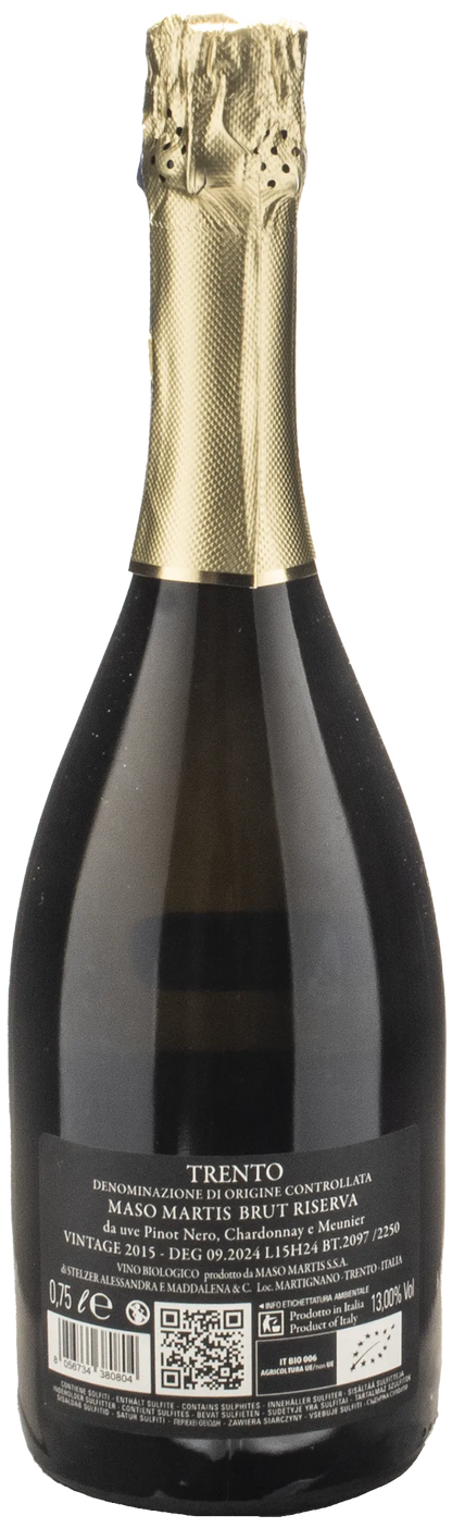 Maso Martis Trento Madame Martis Rare Vintage Brut Riserva 2015