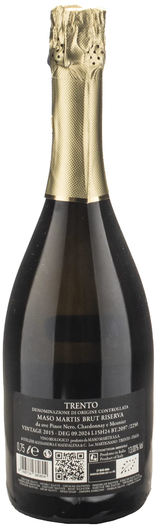 Maso Martis Trento Madame Martis Rare Vintage Brut Riserva 2015