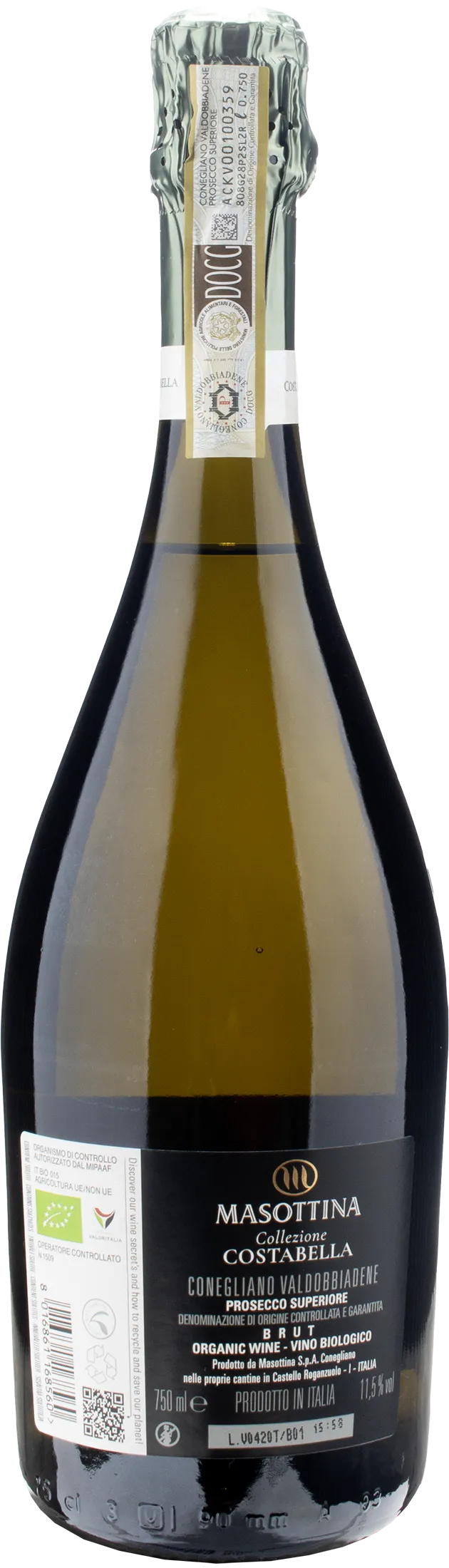 Masottina Conegliano Valdobbiadene Prosecco Superiore Costabella Brut