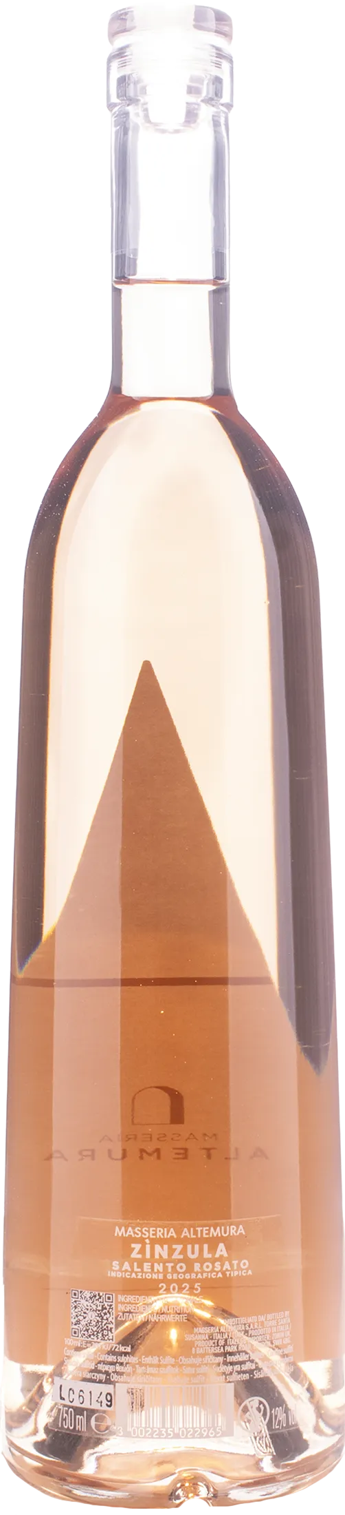 Masseria Altemura Zinzula Rosato Salento 2025