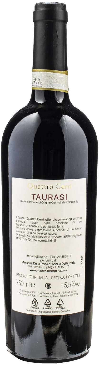 Masseria della Porta Quattro Cerri Taurasi 2019