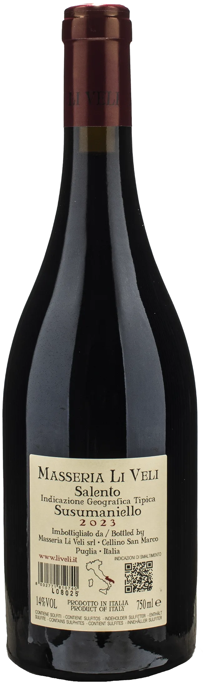 Masseria Li Veli Askos Susumaniello 2023