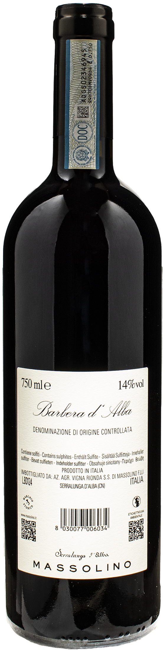 Massolino Barbera d'Alba 2023
