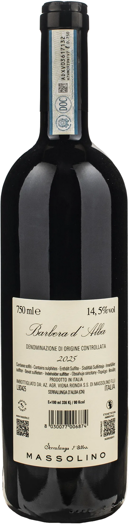 Massolino Barbera d'Alba 2025