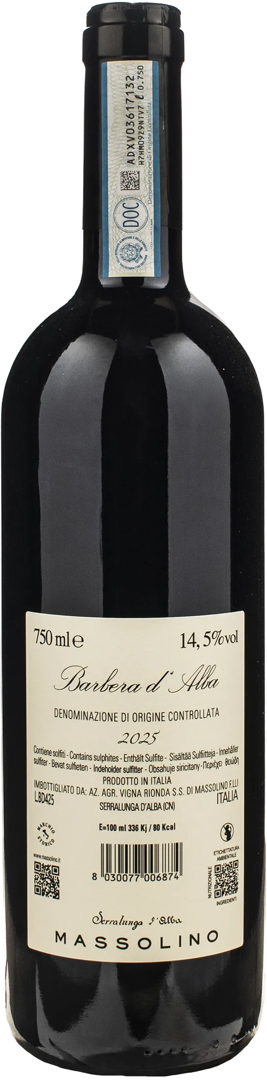 Massolino Barbera d'Alba 2025