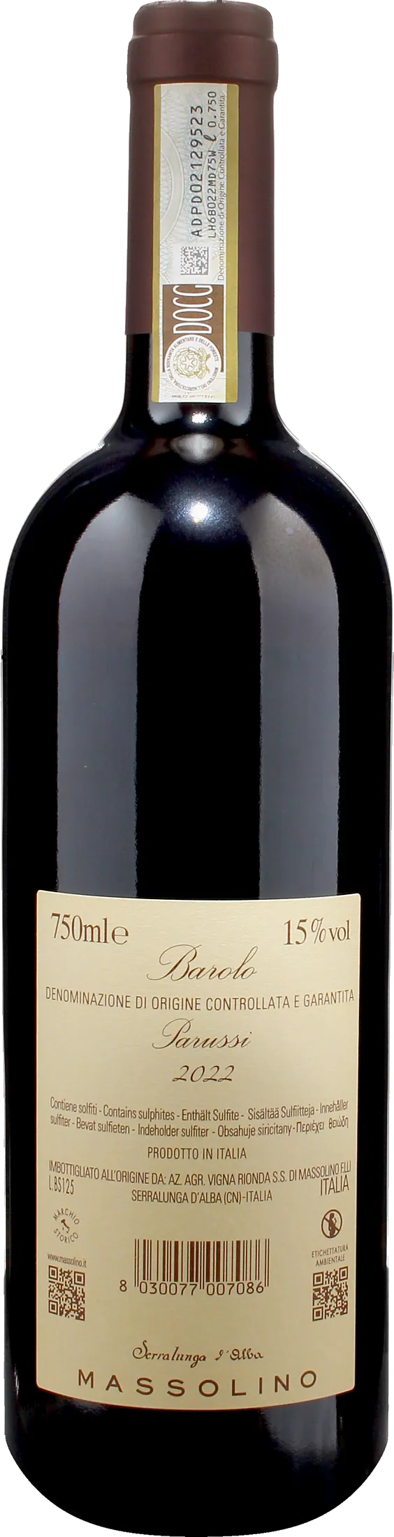 Massolino Barolo Parussi 2022