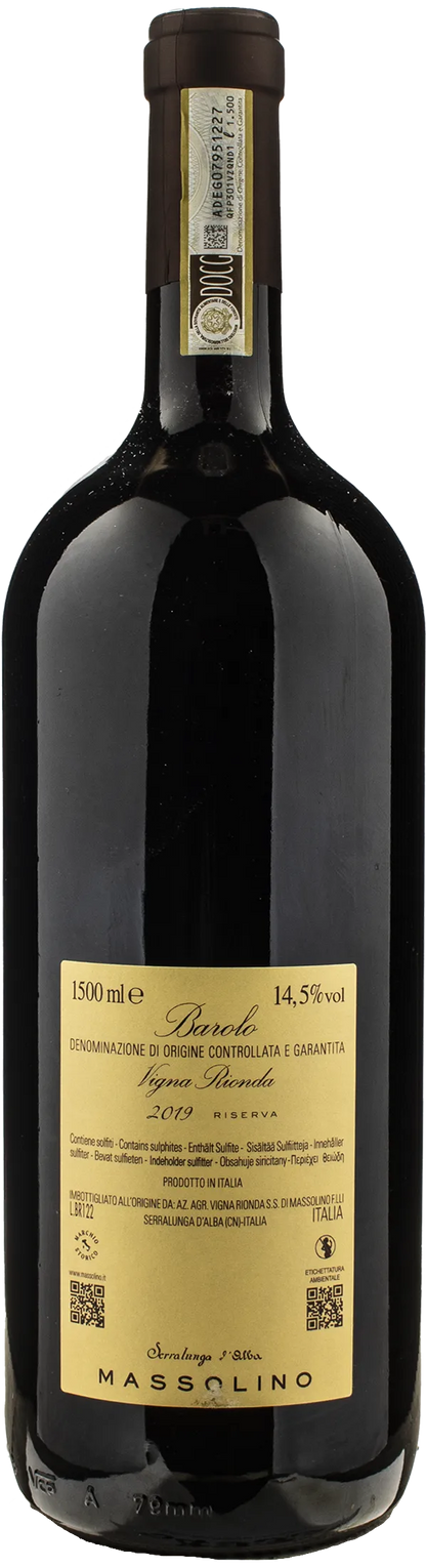 Massolino Barolo Serralunga d'Alba Vigna Rionda Riserva Magnum 2019