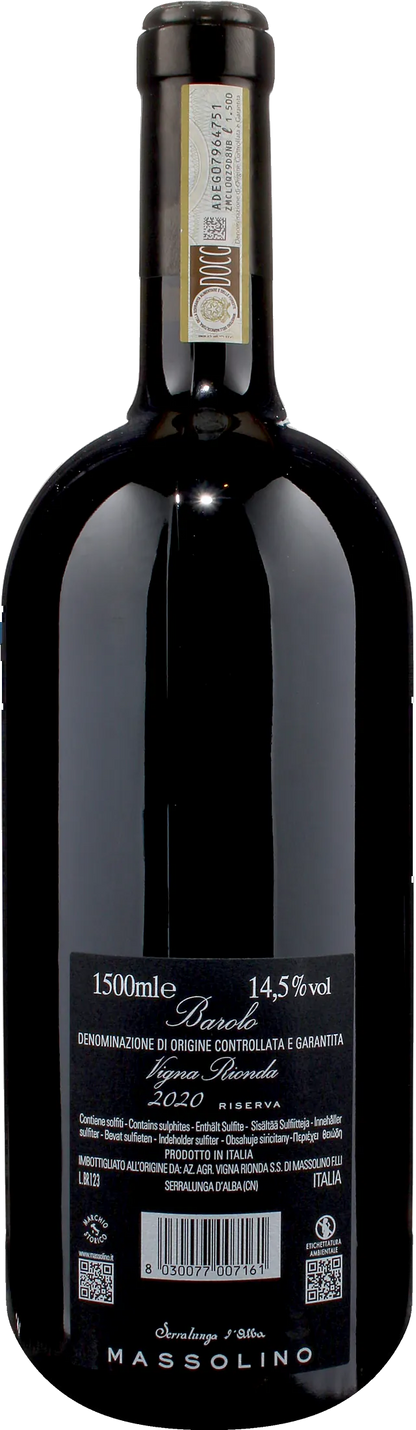 Massolino Barolo Serralunga d'Alba Vigna Rionda Riserva Magnum 2020