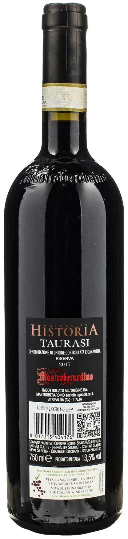 Mastroberardino Naturalis Historia Taurasi Riserva 2017
