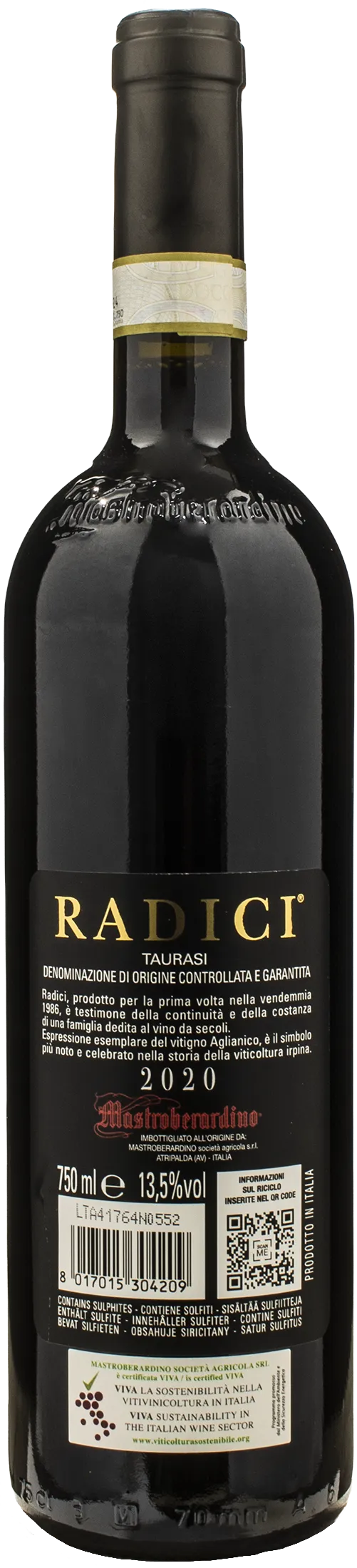 Mastroberardino Taurasi Radici 2020