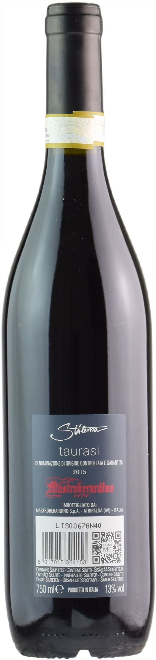 Mastroberardino Taurasi Stilema 2015