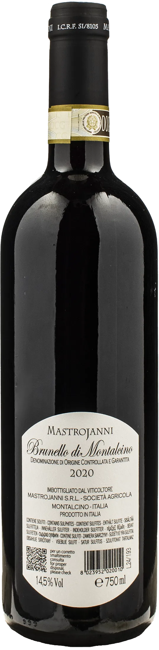 Mastrojanni Brunello di Montalcino 2020