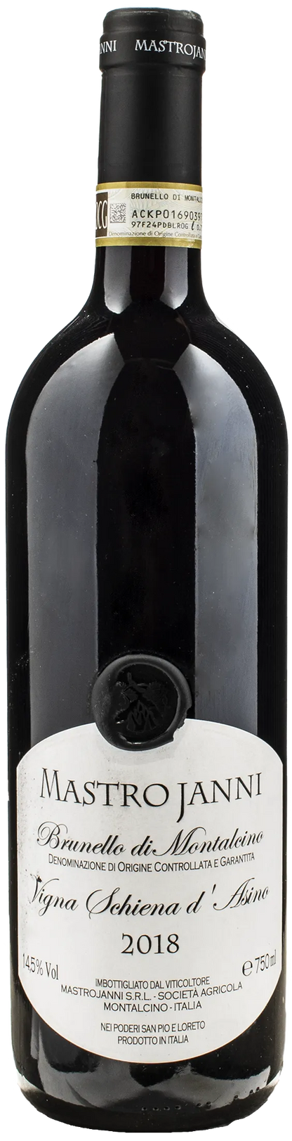 Mastrojanni Brunello di Montalcino Schiena d'Asino 2018