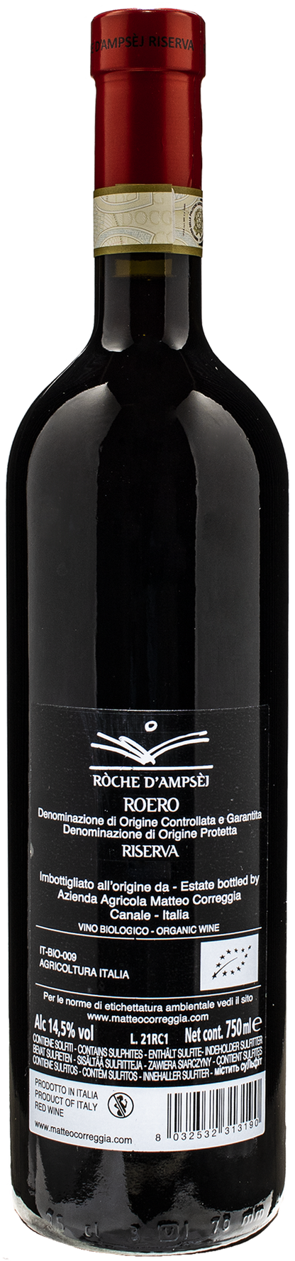 Matteo Correggia Roero Roche d'Ampsej Riserva 2019