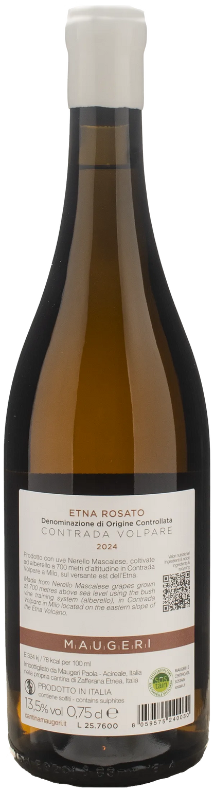 Maugeri Etna Rosato Contrada Volpare 2024