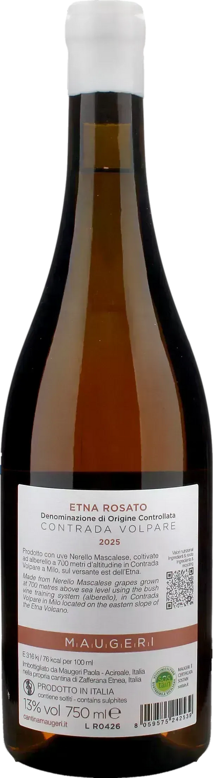 Maugeri Etna Rosato Contrada Volpare 2025