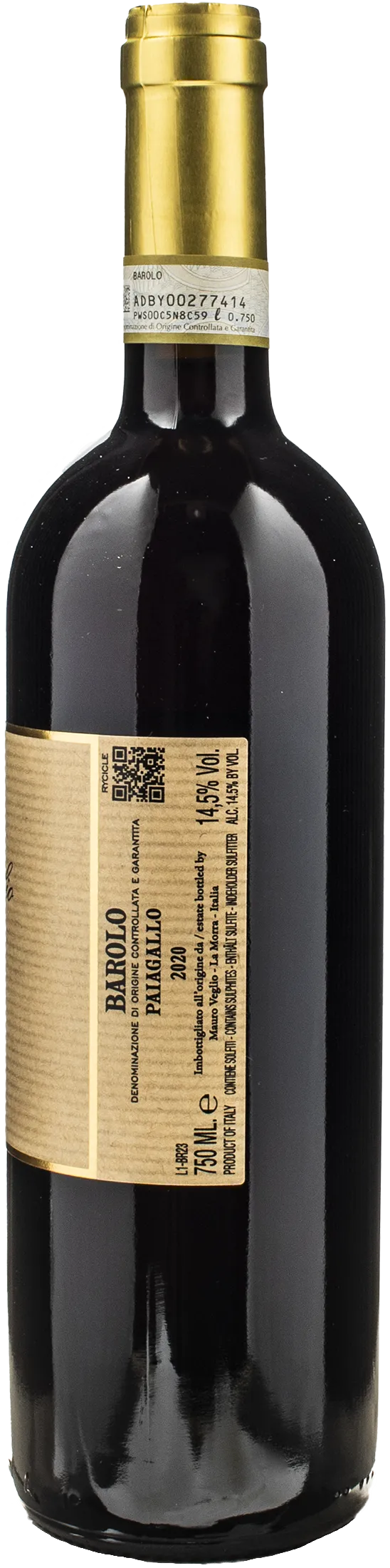 Mauro Veglio Barolo Paiagallo 2020