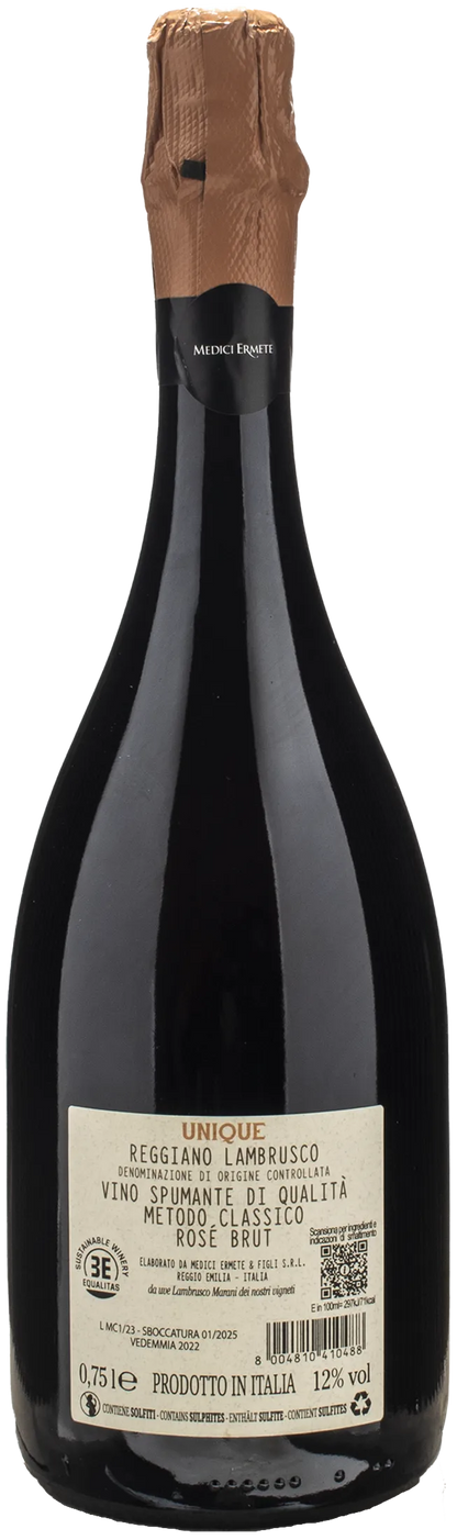 Medici Ermete Metodo Classico Rosè Unique Brut 2022