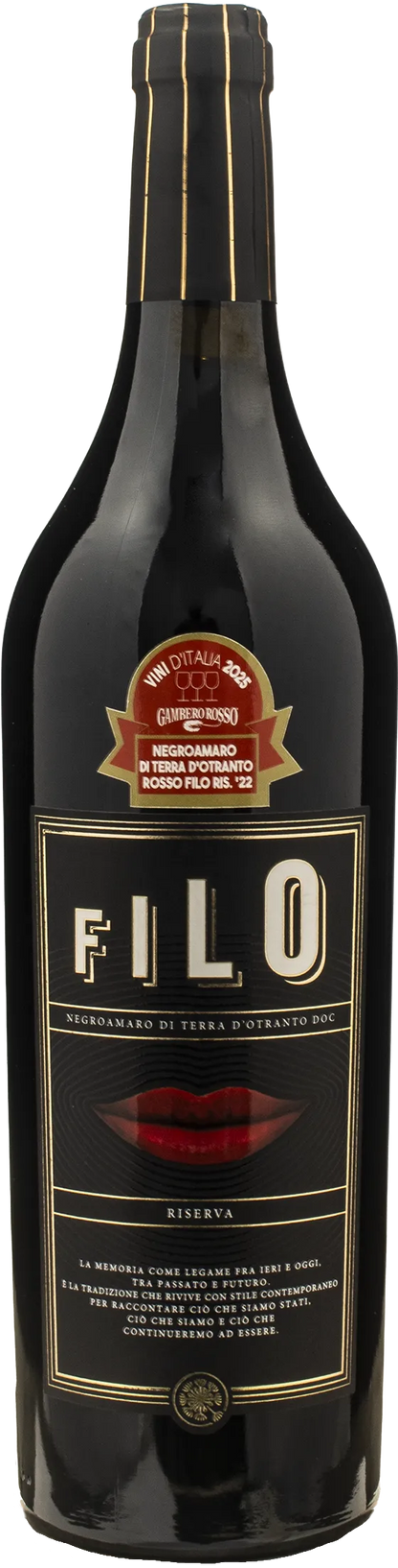 Menhir Negroamaro Terra d'Otranto Riserva Filo 2022