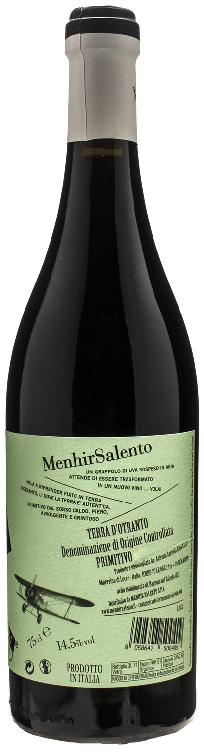 Menhir Primitivo Terra d'Otranto Vola 2020