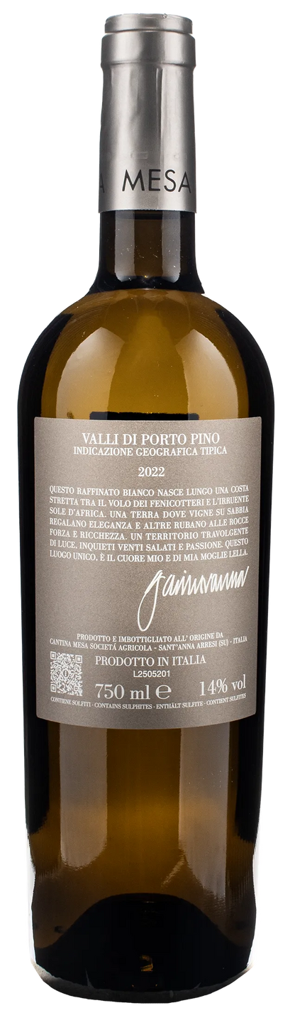 Mesa Valli di Porto Pino Bianco Galesa 2022