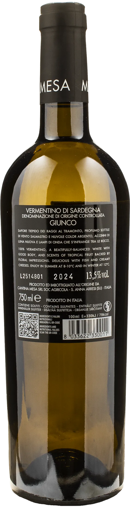 Mesa Vermentino di Sardegna Giunco 2024