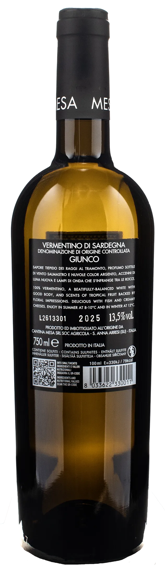 Mesa Vermentino di Sardegna Giunco 2025