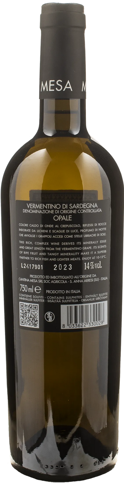 Mesa Vermentino di Sardegna Opale 2023