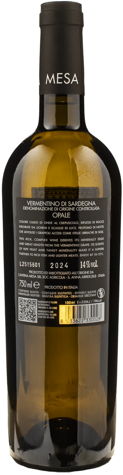 Mesa Vermentino di Sardegna Opale 2024