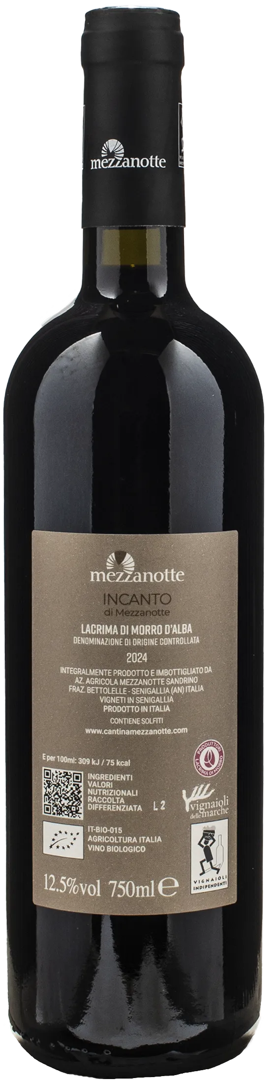 Mezzanotte Lacrima di Morro d'Alba Incanto 2024