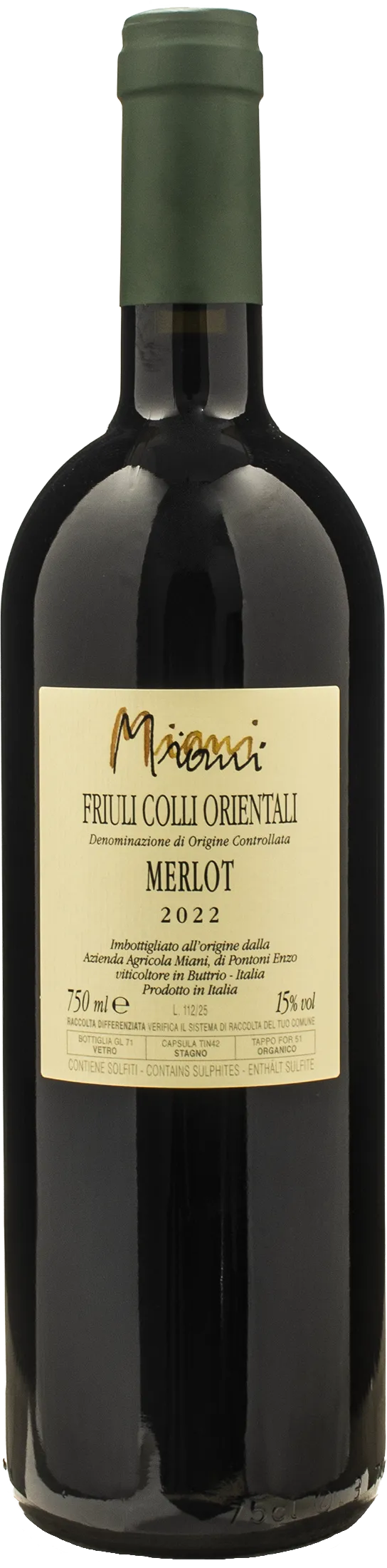 Miani Merlot 2022