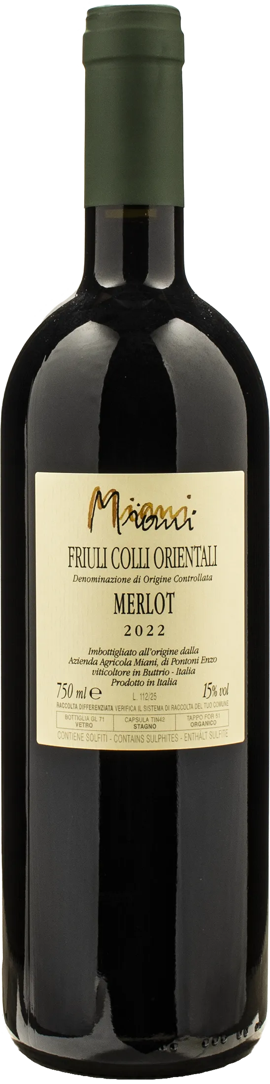 Miani Merlot Buri 2022