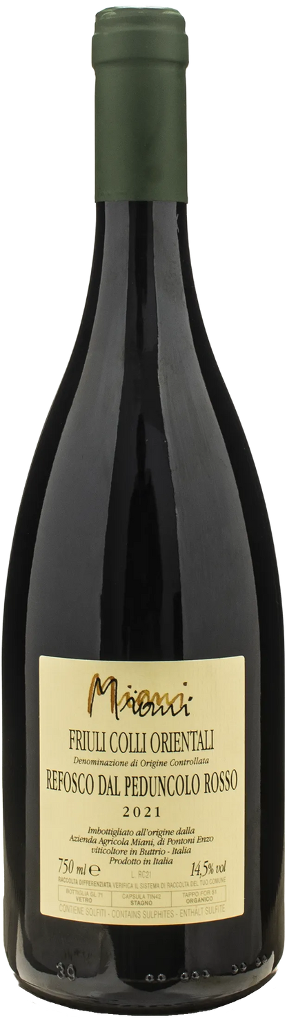 Miani Refosco Dal Peduncolo Rosso Cossut 2021